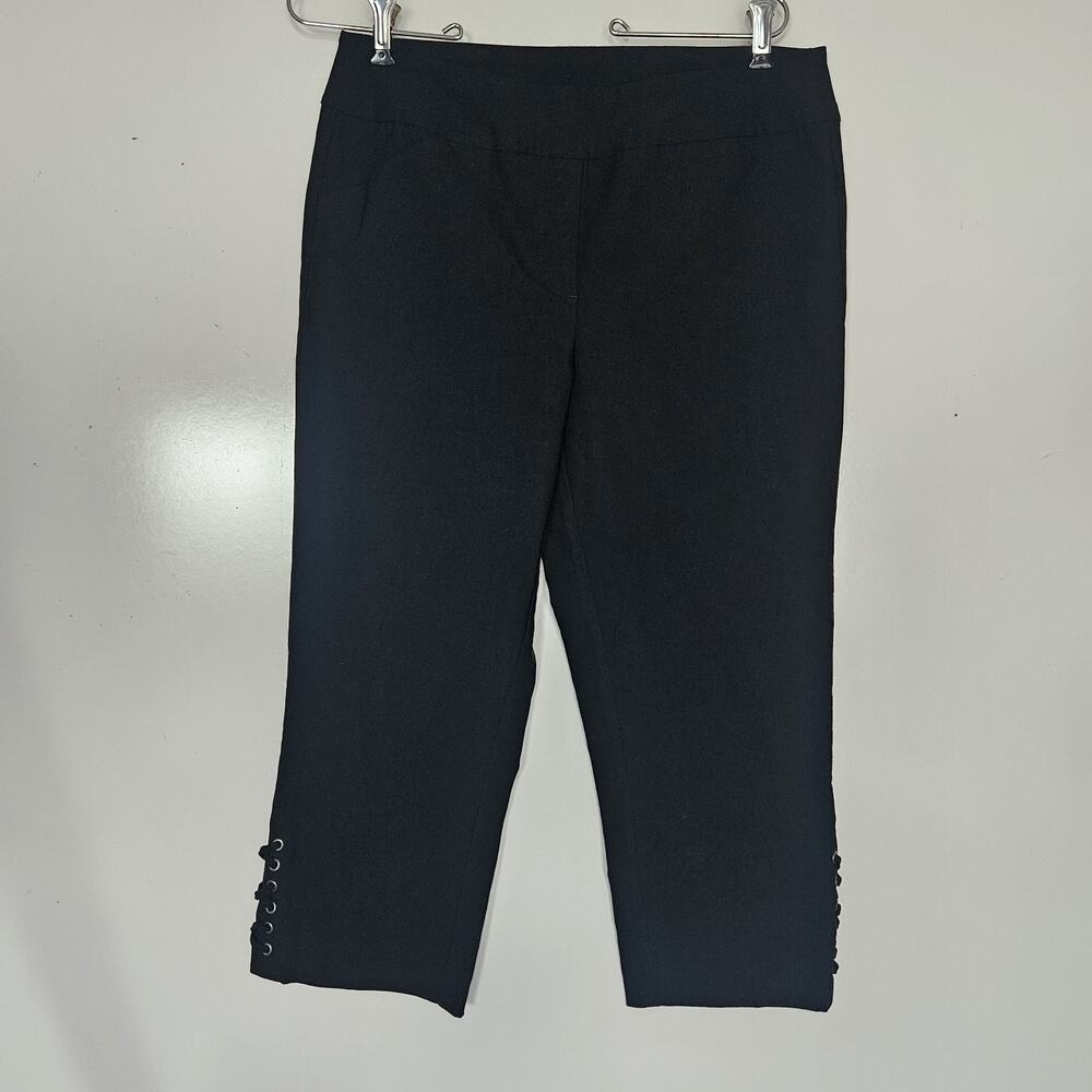 Mac and Me Womens Size 10 Lace Up Ankle Pull On Pants Preppy Edgy Classic Work